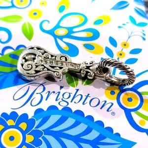 RETIRED BRIGHTON ELECTRIC HEART GUITAR CHARM